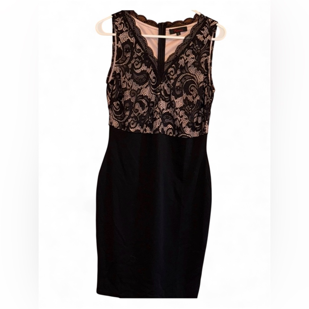Elegant Black Lace Dress